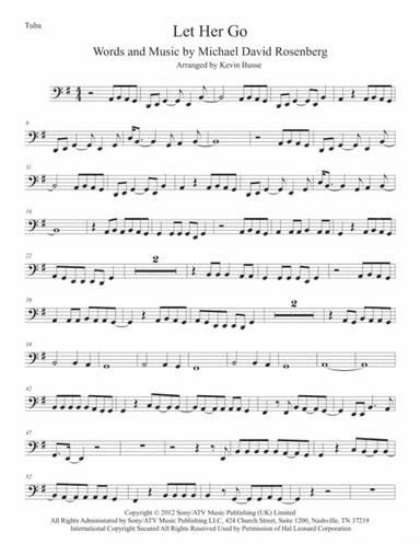 Let Her Go (arr. Kevin Busse)