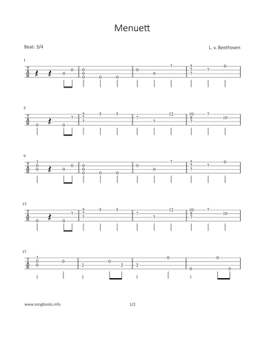 Menuett (arr. Bettina Schipp)