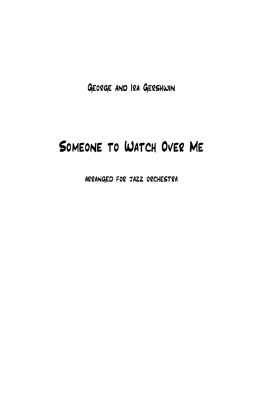 Someone To Watch Over Me (arr. Craig Peaslee)