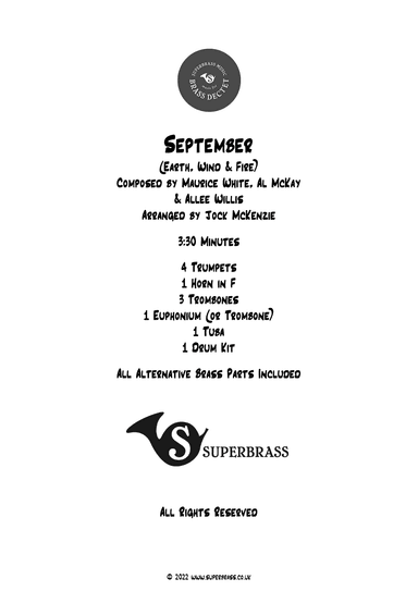 September (arr. Jock McKenzie)