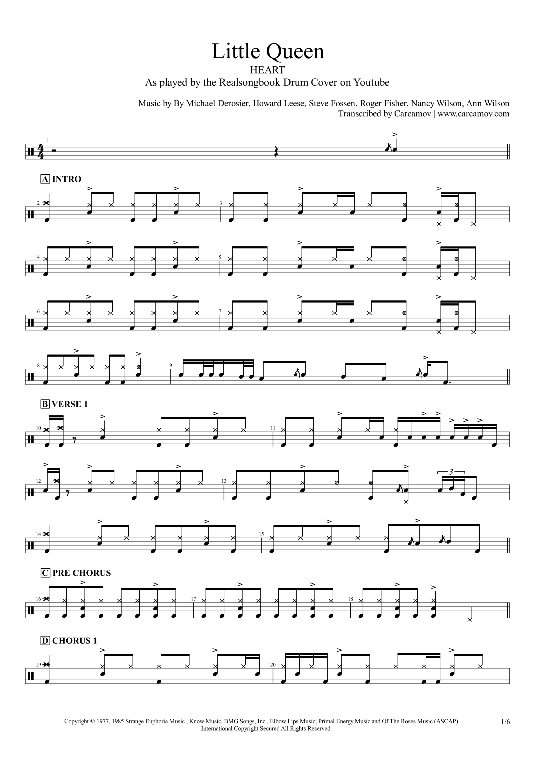 Little Queen (arr. Realsongbook)