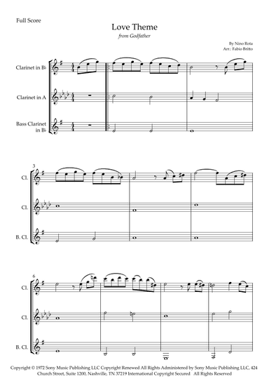 The Godfather (love Theme) (arr. Fabio Britto)