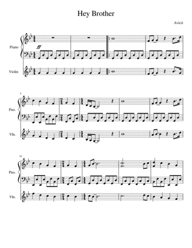 Hey Brother (arr. Published by Leonardo Rosa)