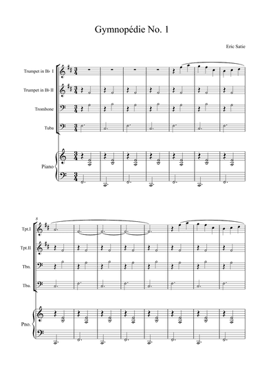Gymnopédie No. 1 (arr. Alex Nunes Rodrigues)