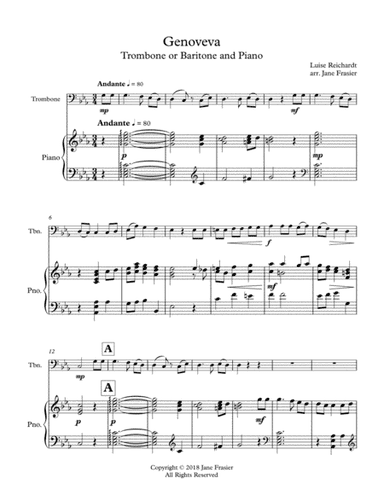 Genoveva (arr. Jane Frasier)