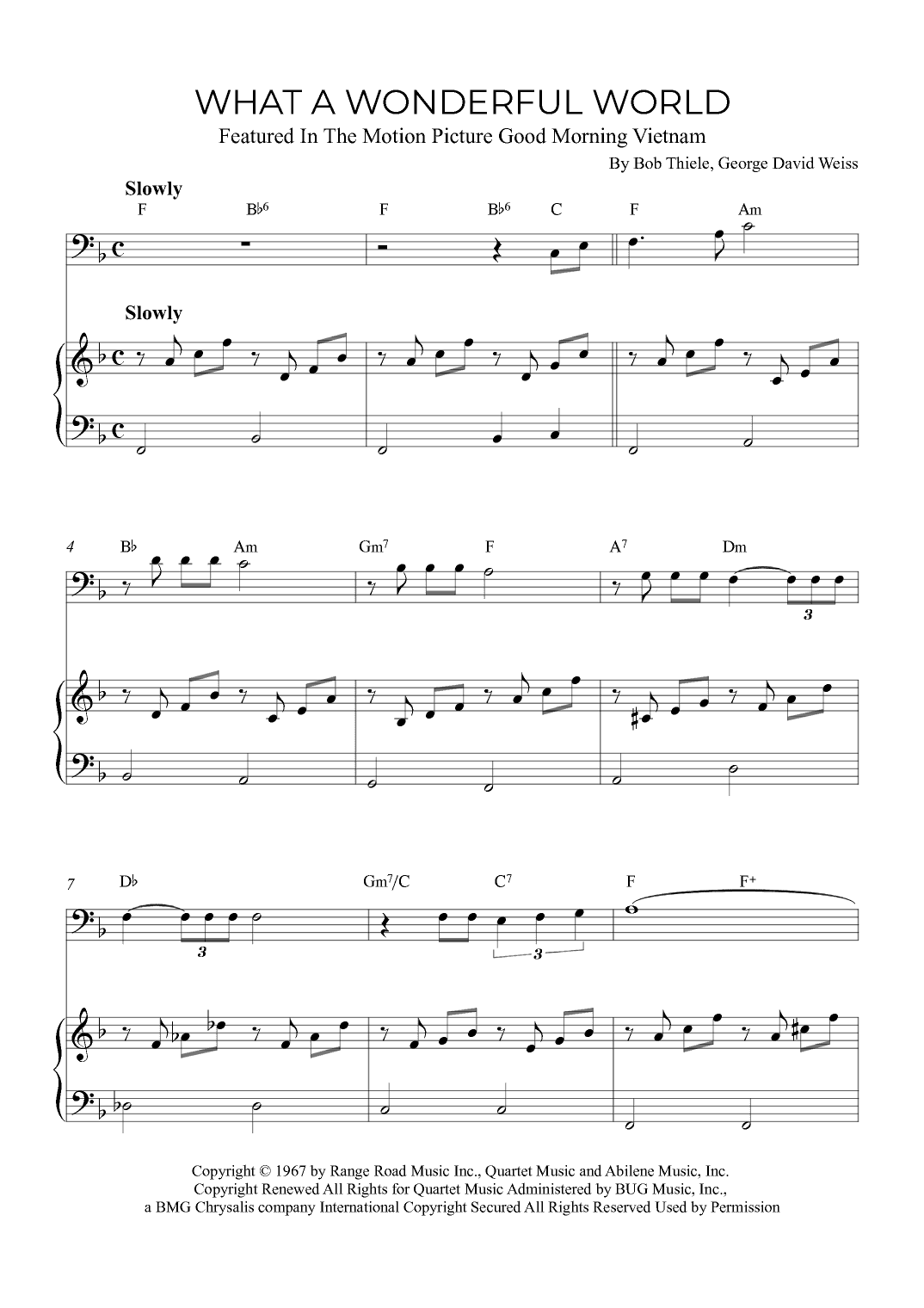 What A Wonderful World (arr. Alex Nunes Rodrigues)