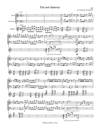 I'm Not Famous (arr. James D. Esmond)