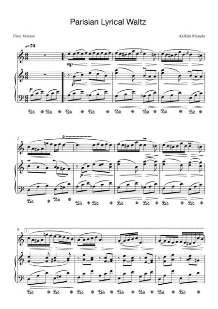 Parisian lyrical waltz