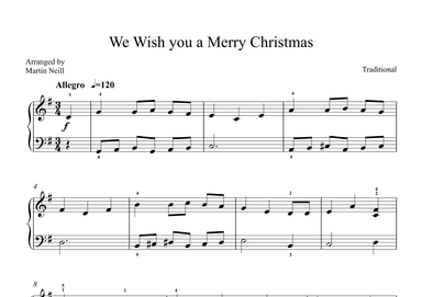 We Wish you a Merry Christmas (arr. Martin Neill)