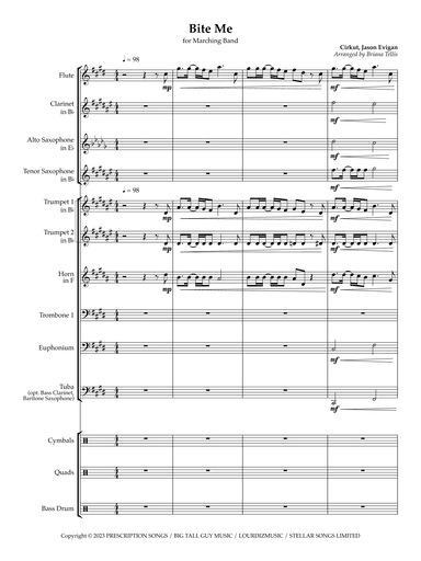 Bite Me (arr. Briana Tellis)