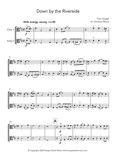 Down by the Riverside (arr. Christian Morris)