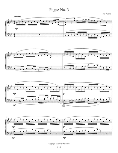 Fugue No.3