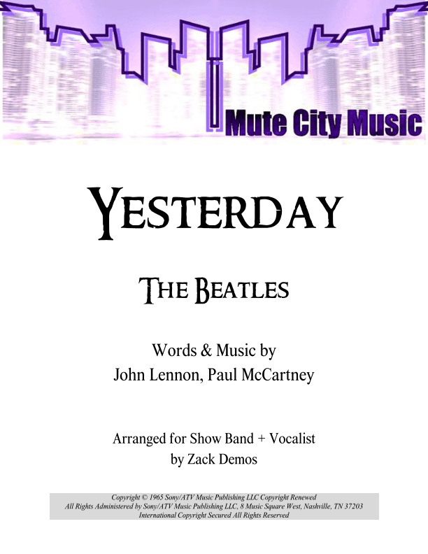 Yesterday (arr. Zack Demos)