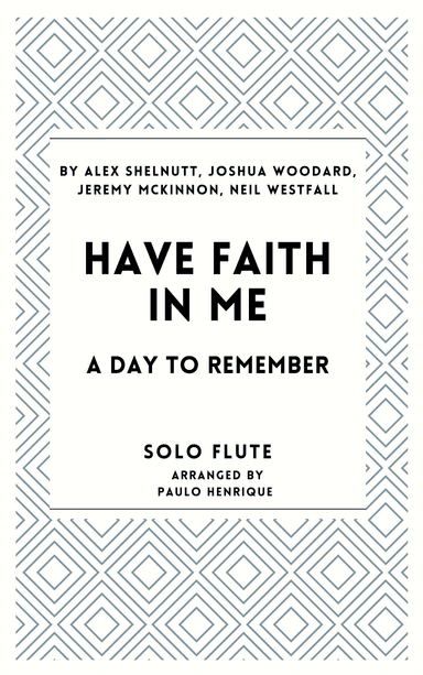 Have Faith In Me (arr. Paulo Henrique)