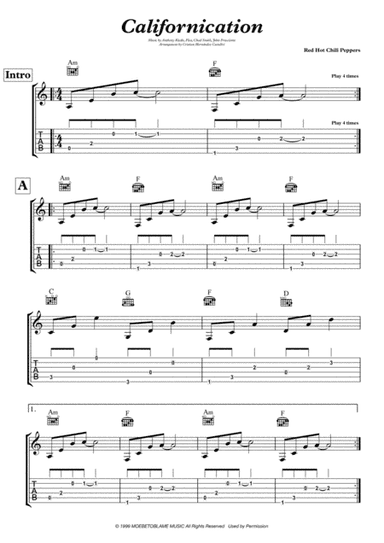 Californication (arr. Cristian Hernandez Castellvi)