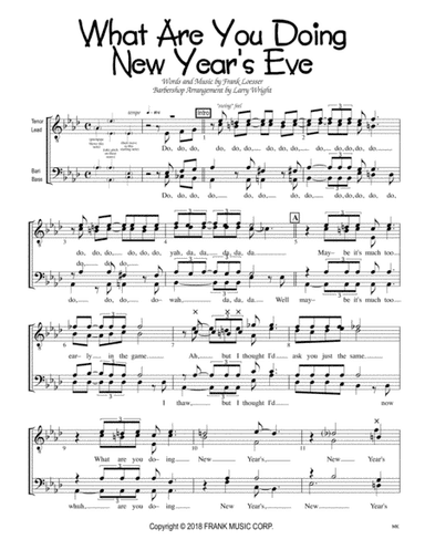 What Are You Doing New Year's Eve? (arr. Larry Wright)