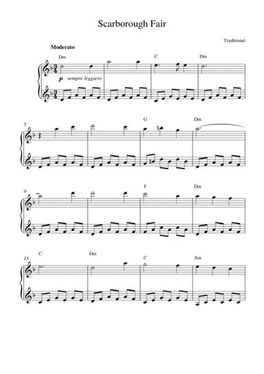 Scarborough Fair (music box version) (arr. Kaiserin Rebecca)