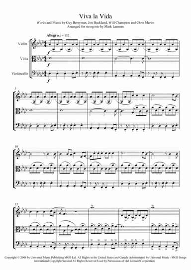 Viva La Vida (arr. Mark Lansom)