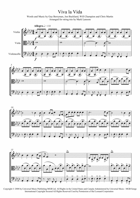 Viva La Vida (arr. Mark Lansom)