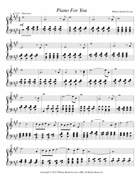 Piano For You