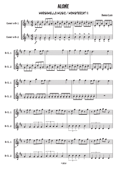 Alone (arr. Darren Lloyd)