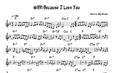 Because I Love You (the Postman Song) (arr. John Fries)