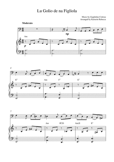 Lu Golio de na Figliola (arr. Kaiserin Rebecca)