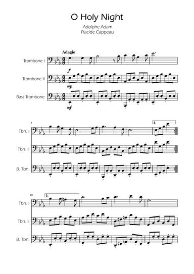 O Holy Night - Trombone (arr. Ygor Nunes)