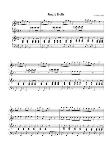 Jingle Bells Piano Duet