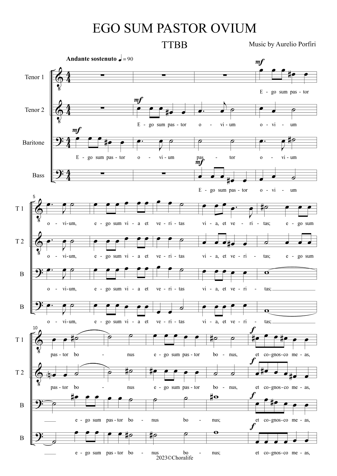 EGO SUM PASTOR OVIUM