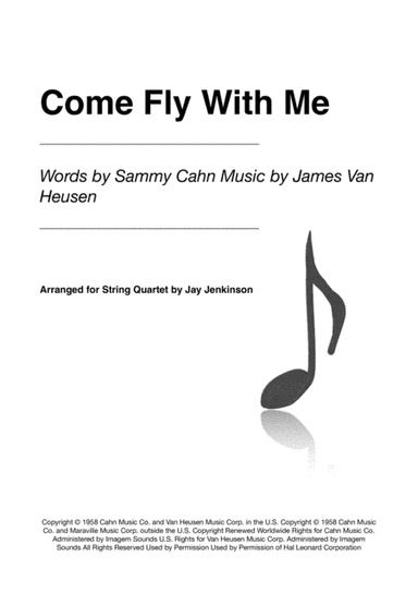 Come Fly With Me (arr. Jay Jenkinson)