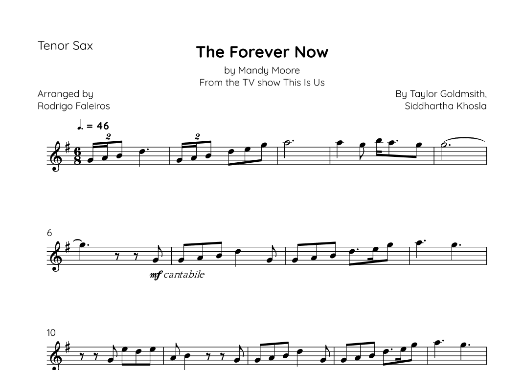 The Forever Now (arr. Rodrigo Faleiros)