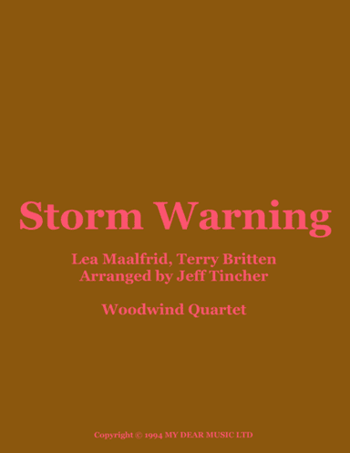 Storm Warning (arr. Jeff Tincher)