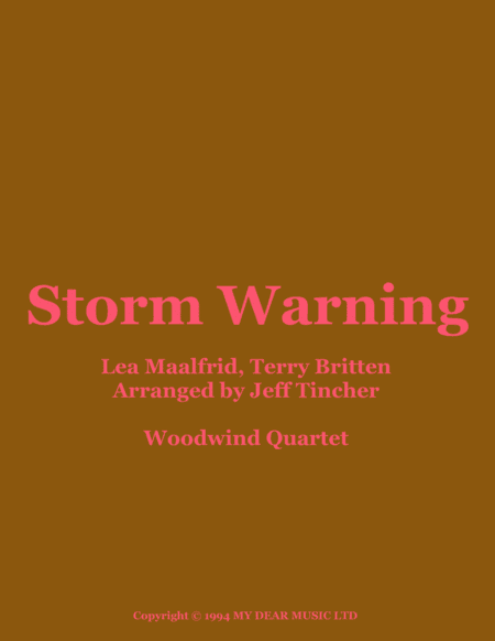 Storm Warning (arr. Jeff Tincher)
