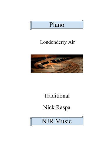 Londonderry Air (O Danny Boy) advanced intermediate piano (arr. Nick Raspa)