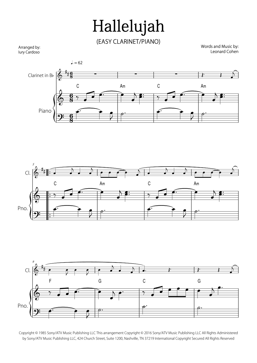 Hallelujah (arr. Iury Cardoso)