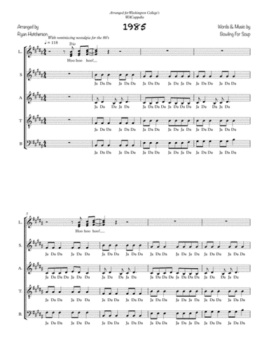 1985 (arr. Ryan Hutcherson)