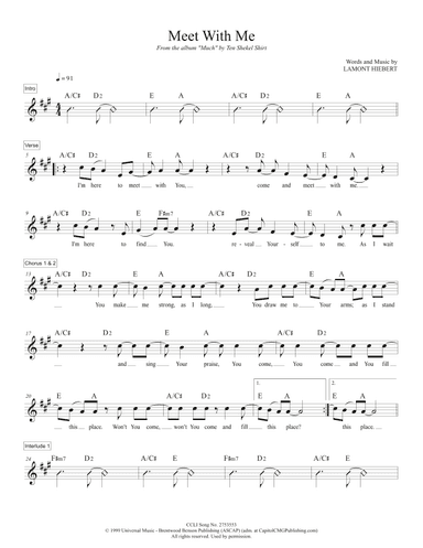 Meet With Me (arr. Travis J. Gandy)