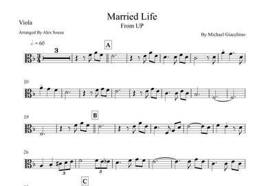 Married Life (arr. Alex Souza)