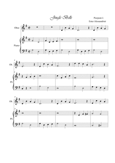 Jingle bells. Oboe e piano (arr. Ester Alessandrini)