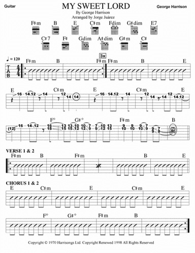 My Sweet Lord (arr. Jorge Juárez)