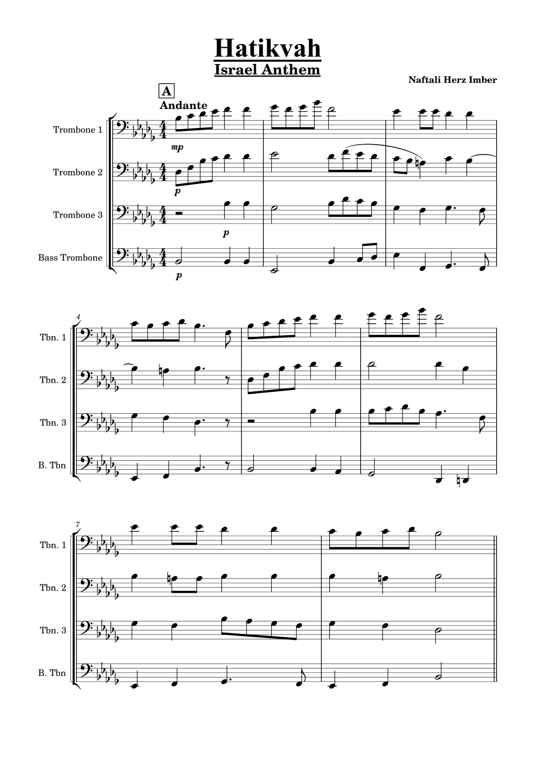 Hatikva (Jewish traditional melody, Israeli national anthem) (arr. shof405)