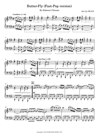 Butter Fly (arr. Azrai Norzuki (M.A.N.))