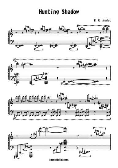 Hunting shadoww - Suspense music for piano solo