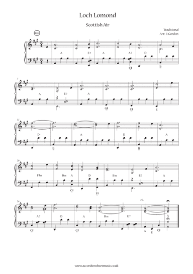 Loch Lomond (arr. Julia Gordon)