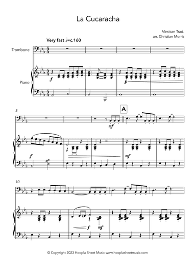 La Cucaracha (arr. Christian Morris)