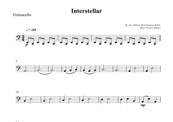 Interstellar (arr. Wesley S. SIlva)