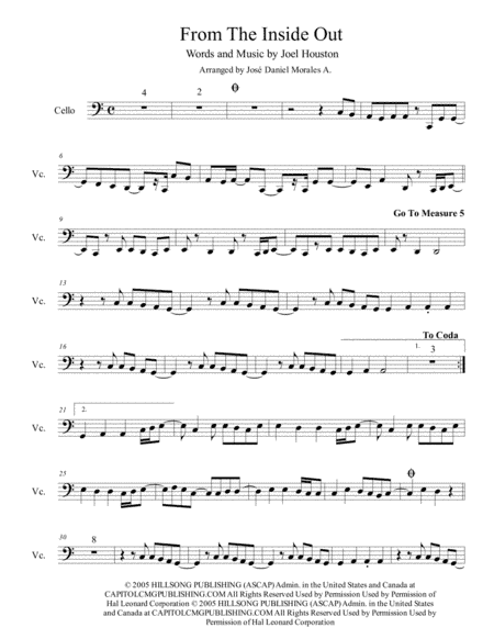 From The Inside Out (arr. José Daniel Morales A.)