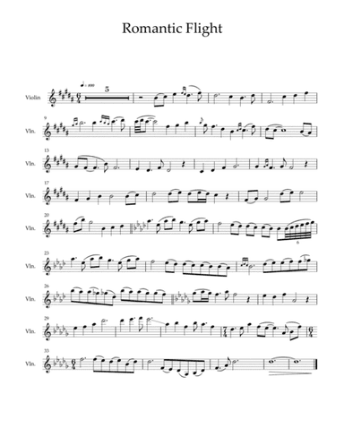 Romantic Flight (arr. Isaac Morales)
