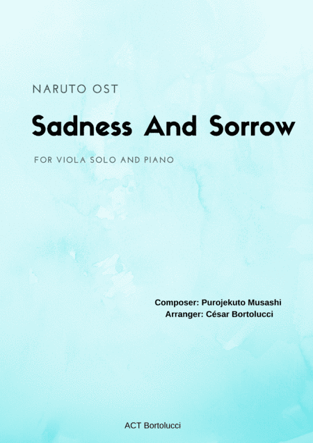 Sadness And Sorrow (arr. César Bortolucci)